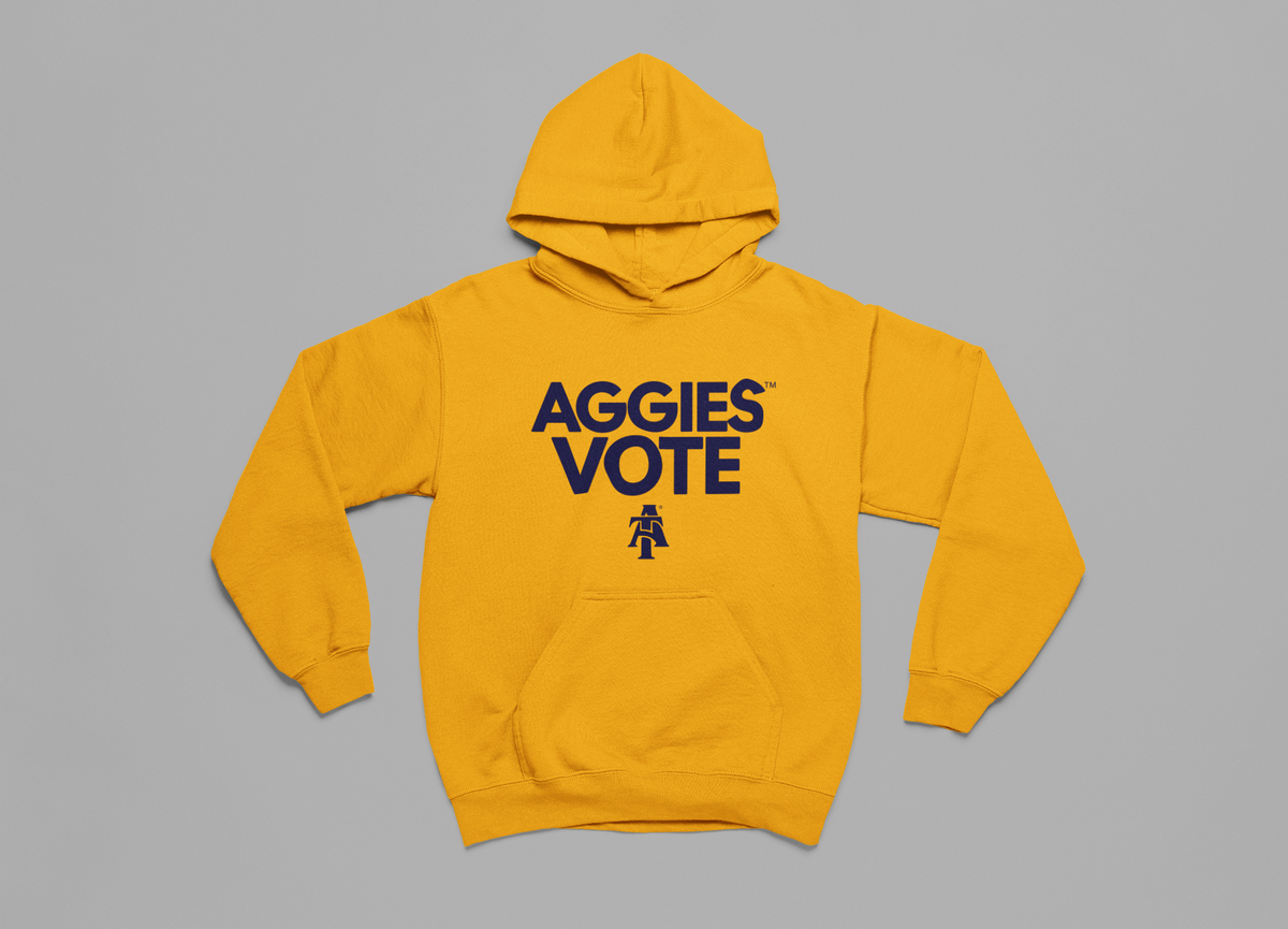 NCAT Aggies Vote Sweatshirt (Gold)