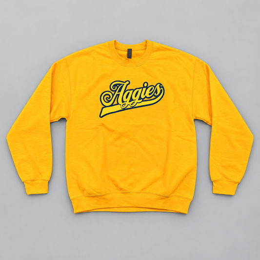 NCAT Aggies Varsity Gold Crewneck