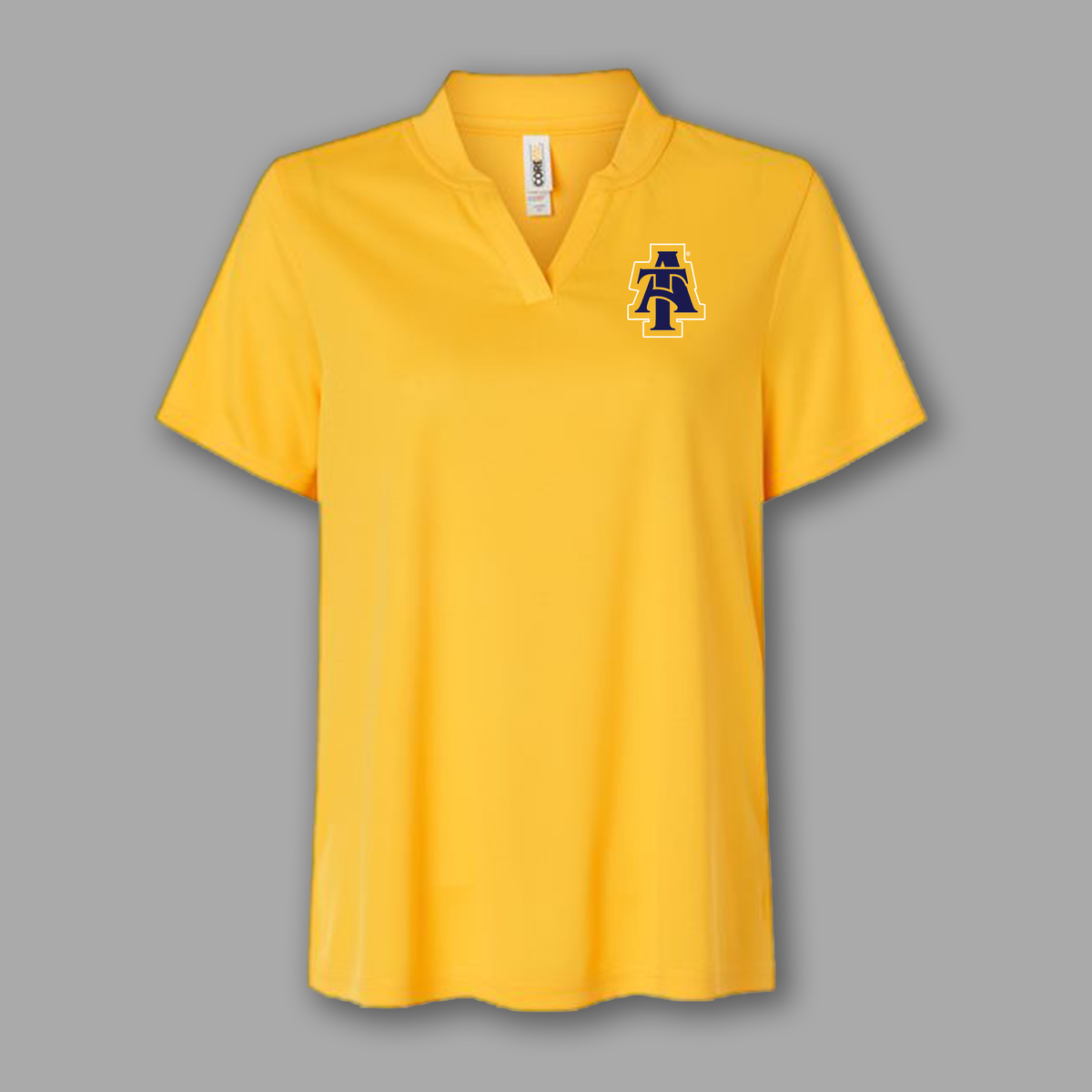 NCAT Women’s Gold Interlock Performance Shirt