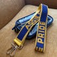 NCAT Beaded purse strap and clear bag