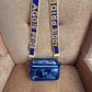 NCAT Beaded purse strap and clear bag