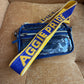 NCAT Beaded purse strap and clear bag